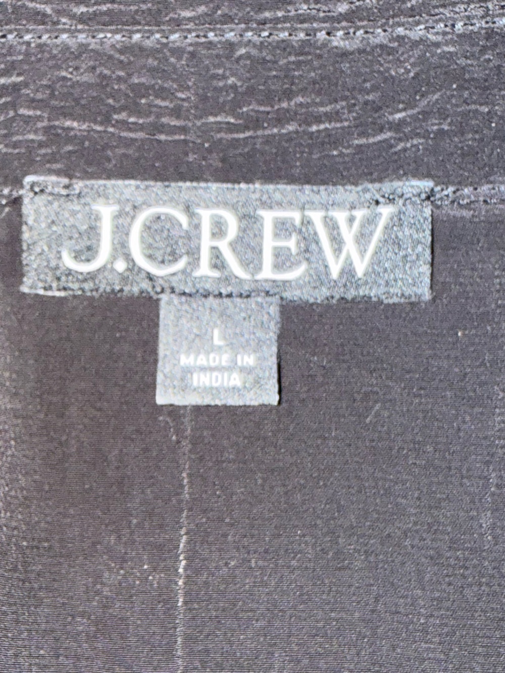 EUC J.CREW Boxy Black V-Neck Short Sleeve Pullover Blouse SZ L - Picture 8 of 11